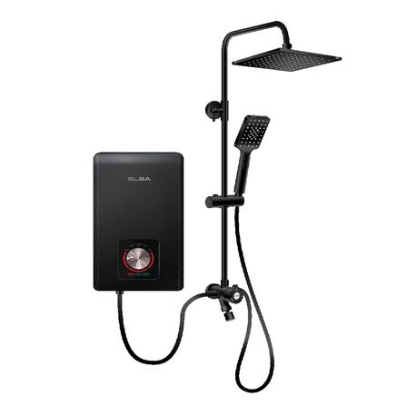 ELBA SHOWER HEATER DC PUMP RAIN SHOWER EWHR-R4538DC(MB) MATTE BLACK