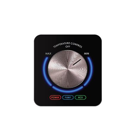 ELBA SHOWER HEATER DC PUMP RAIN SHOWER EWHR-R4538DC(MB) MATTE BLACK