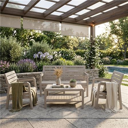 PATIO CHAIR SPRING MONTANA CIRCULAR TAUPE