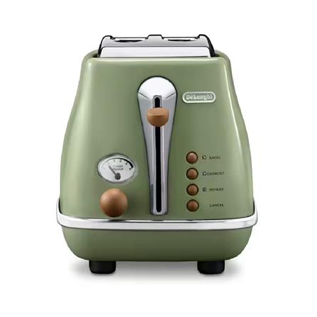 DELONGHI TOASTER CTOV2003.GR 2 SLICE GREEN