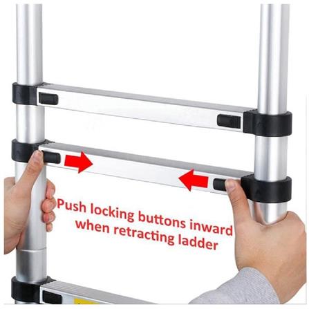 11 STEP TELESCOPIC LADDEER 150KG (380CM)