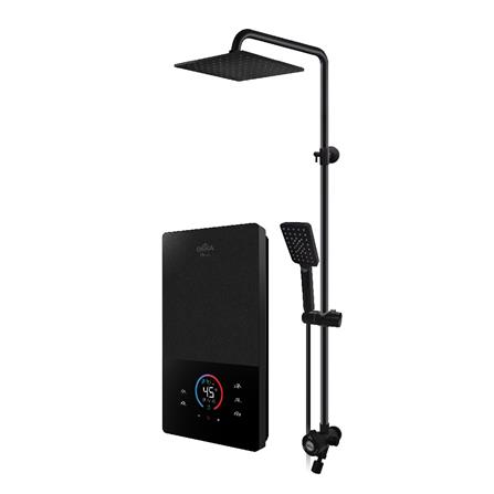 DEKA SHOWER HEATER DC PUMP WITH RAIN SHOWER ONSEN MATT BLACK