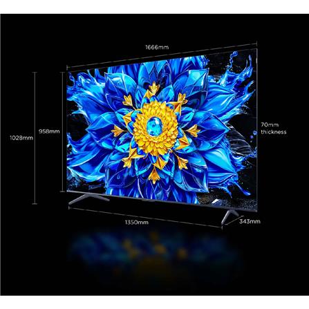 TCL 75P8L 75-INCH 4K QLED GOOGLE TV 144HZ